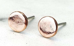 Copper Ear Studs Jewellery Designs